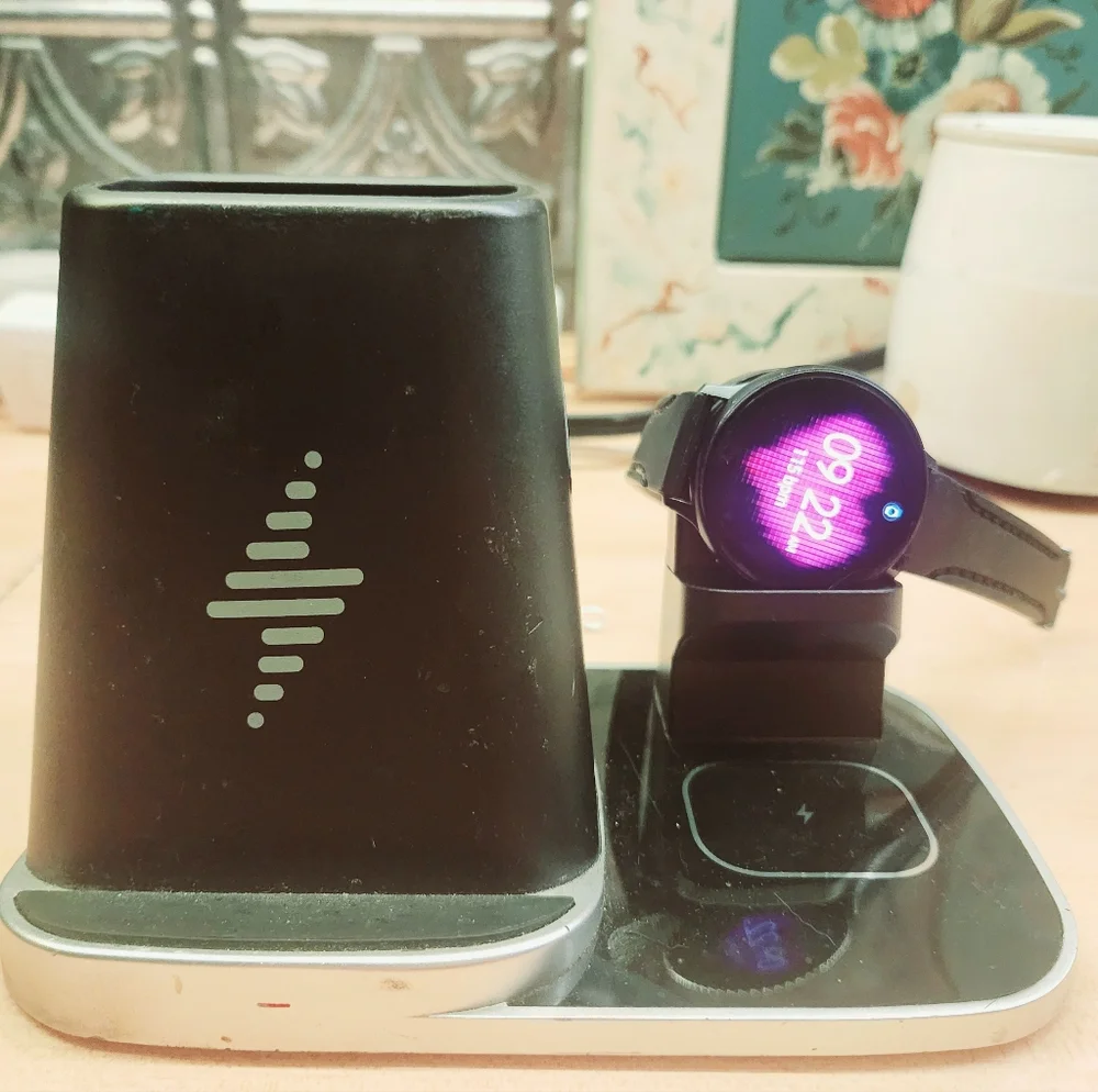 Samsung Black Smartwatch with Sleek Design